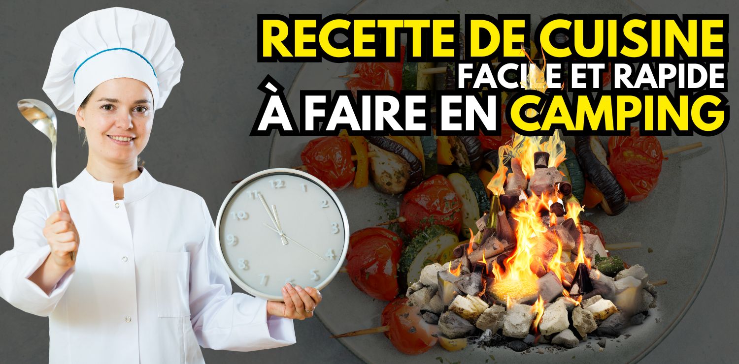 Recette de cuisine couteau de camping